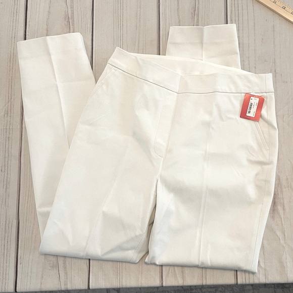 Spanx pull over white pants